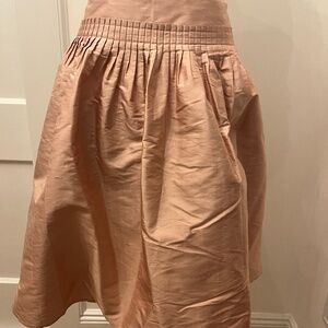 TAFFETA A-LINE SKIRT
